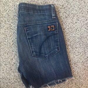 Joe's Jeans Dark Blue Denim Shorts